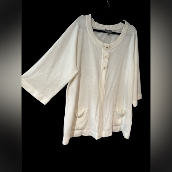 Essentials‎ Cream Knit Sweater - Picture 2 of 6